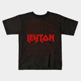 IRON TEXT || LEYTON Kids T-Shirt